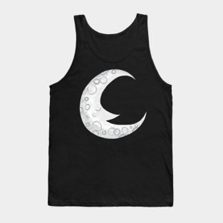 Sleepy Crescent Moon Tank Top